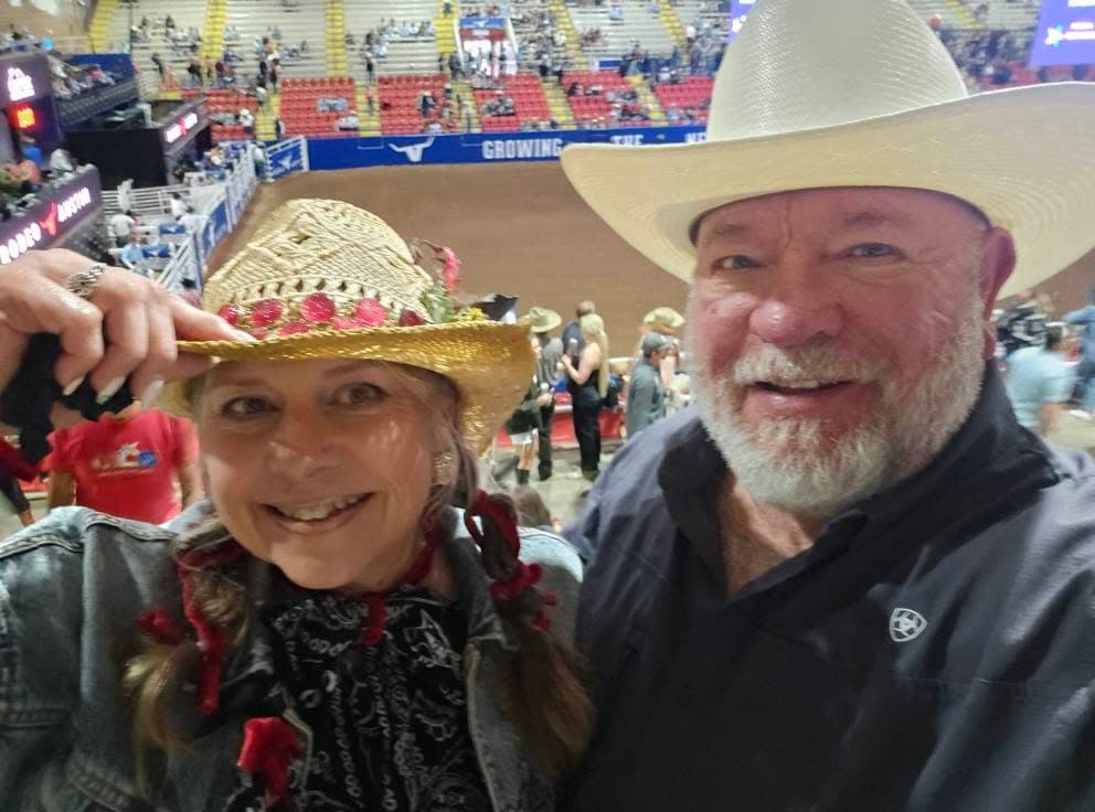 Eddie and Nonnie Pop together